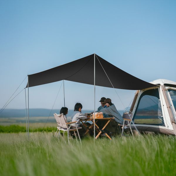 Намет тримісний надувний автоматичний із тентом Naturehike Ango CNK2550WS017, коричневий 6977465867902 фото