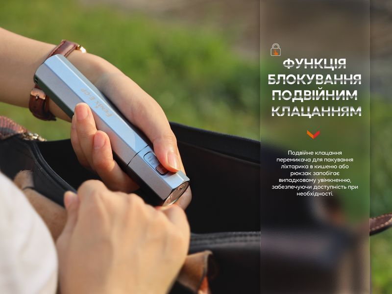 Ліхтар ручний Fenix E-CP чорний E-CPblack фото