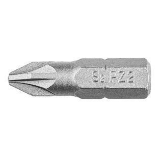 Накінечник викрутки PZ2, 25 мм, 1/4", 20 шт. 57H956 фото