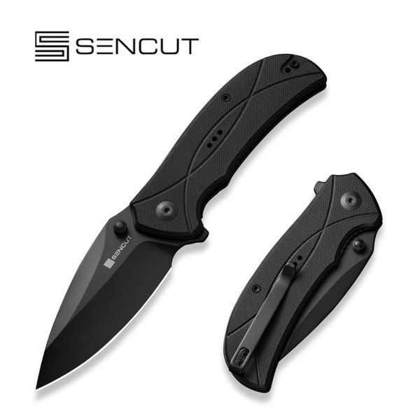 Ніж складаний туристичний Sencut Hyrax, (8.4 см) 9Cr18MoV / G10 чорний S23097-1 фото