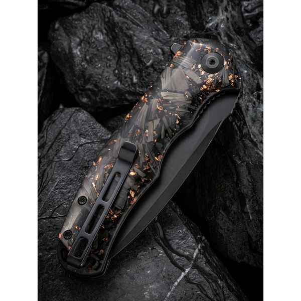 Ніж складаний Civivi Praxis Shredded Carbon Fiber C803I C803I фото