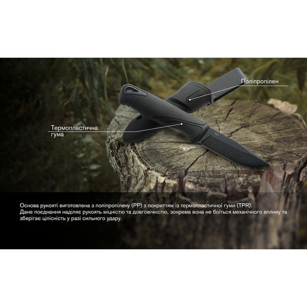 Ніж Ganzo G807BW-BK чорний з чохлом G807BW-BK фото
