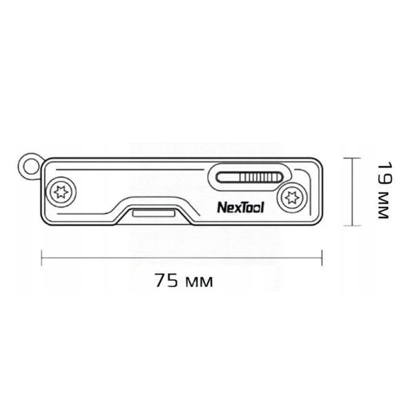 Мультитул NexTool Multi Functional Knife, синій NE20099 фото