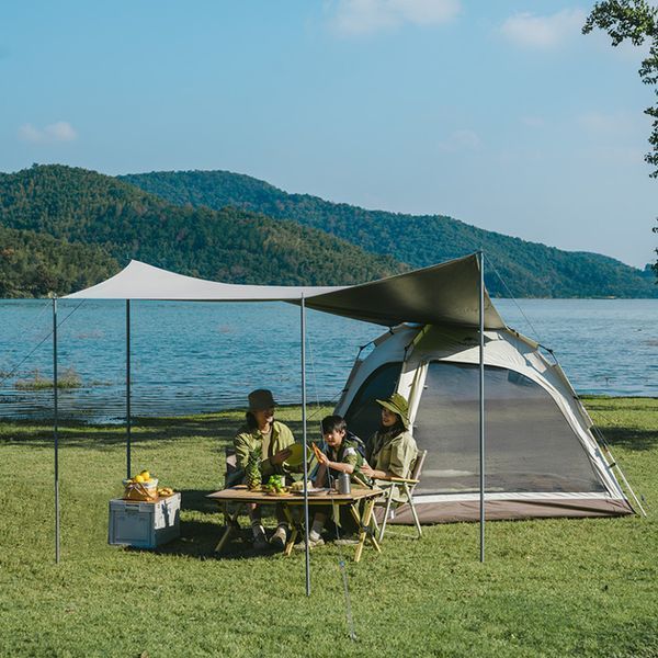Намет тримісний автоматичний із тентом Naturehike Ango CNK2550WS010, L, сірий 6975641888321 фото