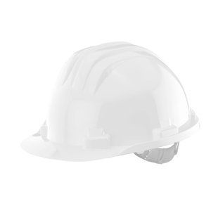 Каска захисназ матеріалу HDPE, біла 97-201 фото