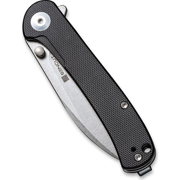 Ніж складаний кишеньковий Sencut Scepter, (7.5 см) 9Cr18MoV / G10 чорний SA03B фото