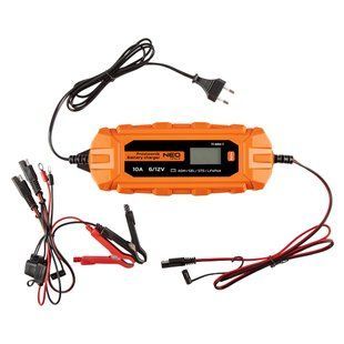 Зарядний пристрій автоматичний 10A/160W, 3-200Ah, для кислотних / AGM / GEL акумуляторів 11-893-1 фото