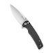 Ніж складаний туристичний Sencut Sachse, (8.8 см) 9Cr18MoV / Micarta чорний S21007-1 фото 1