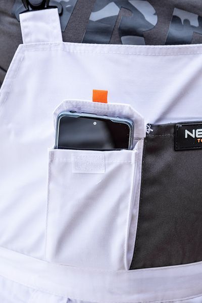 Напівкомбінезон білий робочий, pозмір LD/54 81-140-LD фото