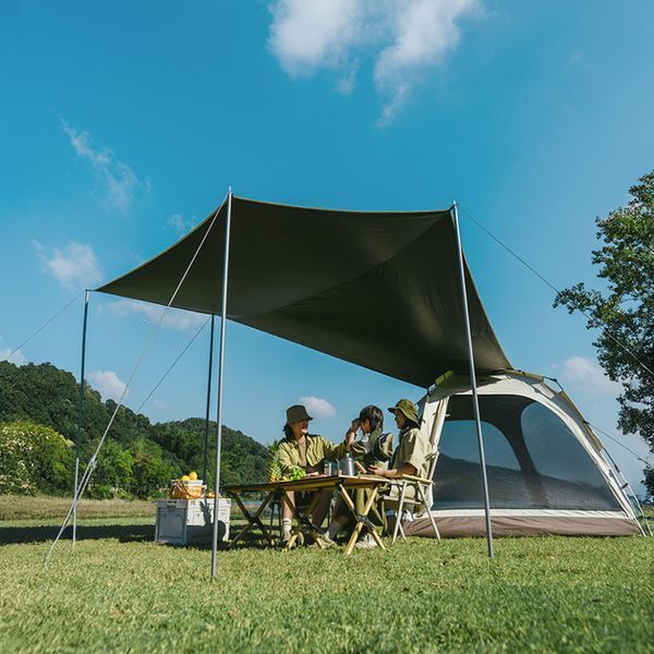 Намет чотиримісний із тентом автоматичний Naturehike Ango CNK2550WS010, сірий 6975641888123 фото