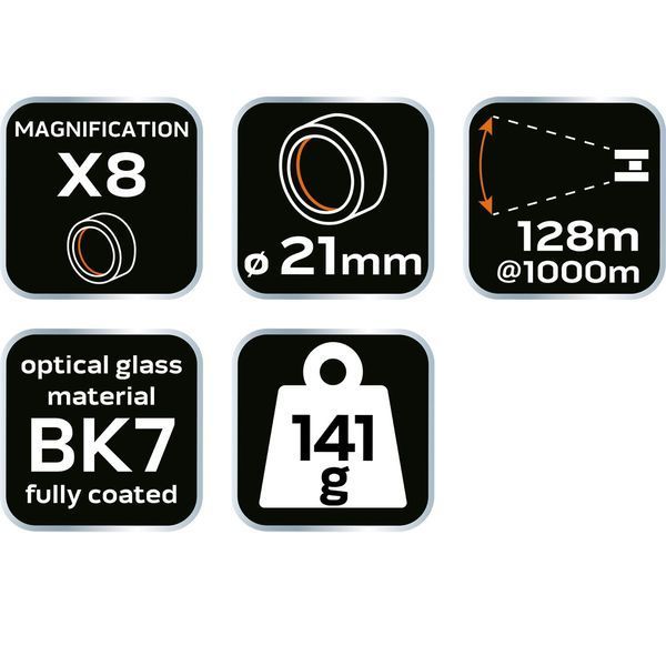 Бінокль малий 8x21 63-165 фото