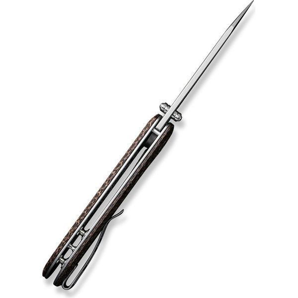 Ніж складаний кишеньковий Sencut Fritch, (7.6 см) 9Cr18MoV / Micarta коричневий S22014-3 фото