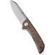 Ніж складаний кишеньковий Sencut Fritch, (7.6 см) 9Cr18MoV / Micarta коричневий S22014-3 фото 2