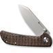 Ніж складаний кишеньковий Sencut Fritch, (7.6 см) 9Cr18MoV / Micarta коричневий S22014-3 фото 7