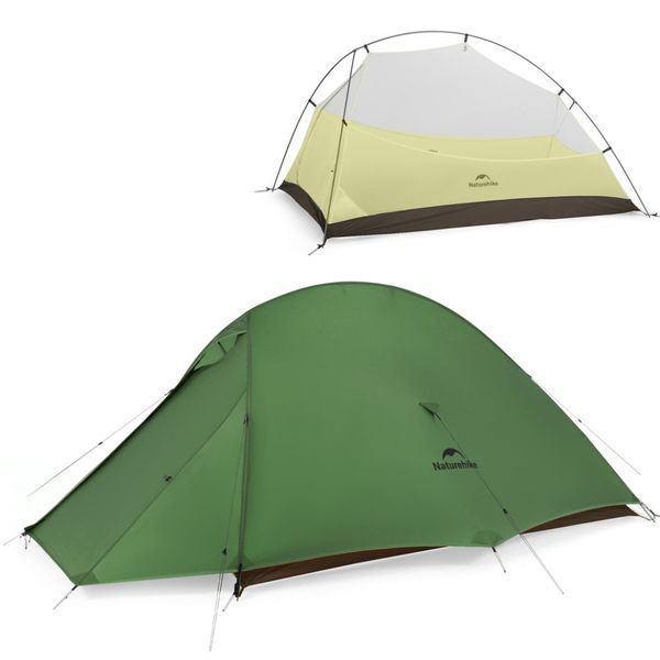 Намет надлегкий двомісний&nbsp;Naturehike Cloud Up Pro CNK2350WS020, темно-зелений 6927595798737 фото